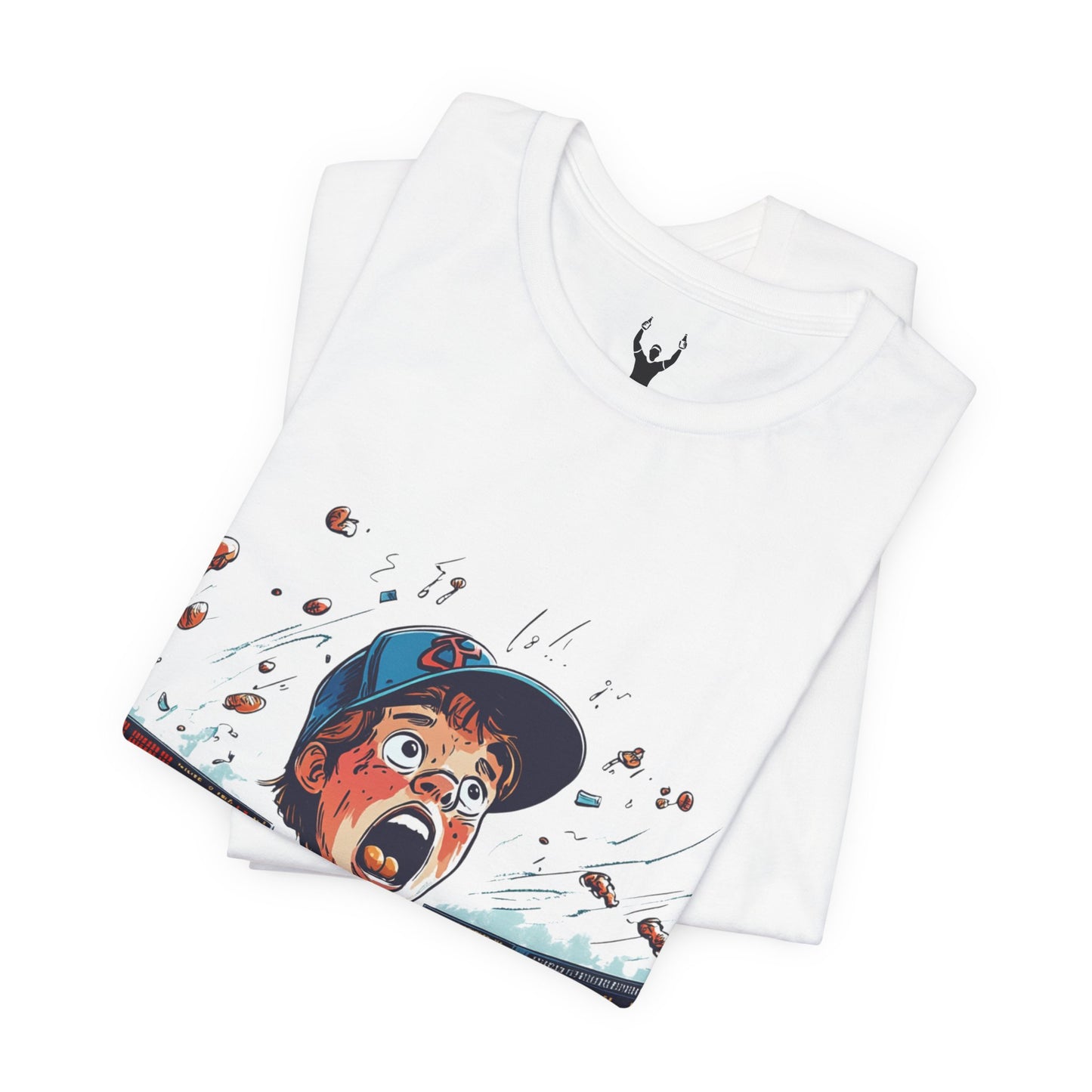 I Came for the Hot Dogs, Stayed for the Anxiety | Baseball Fan T-Shirt