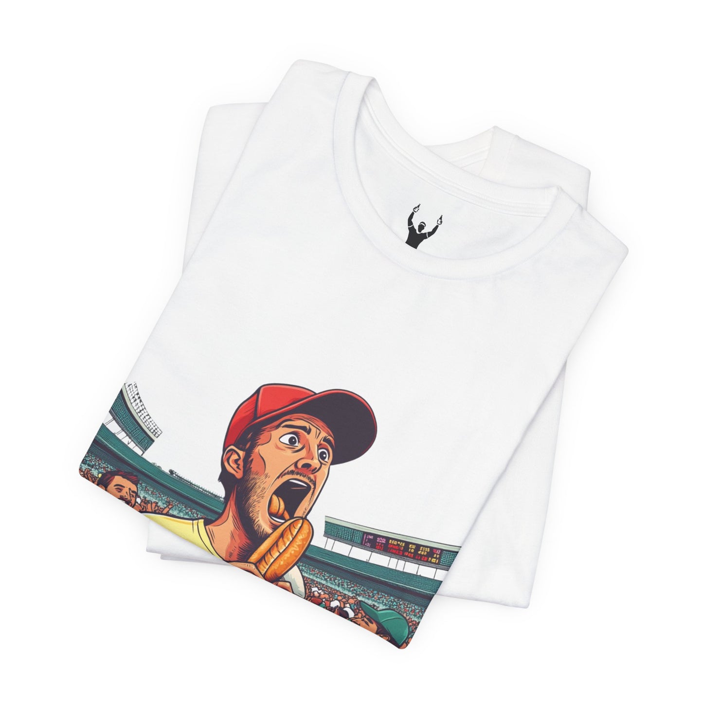 I Came for the Hot Dogs, Stayed for the Anxiety | Baseball Fan T-Shirt