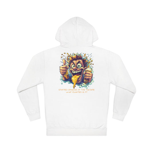 Started Drinking At The Tailgate. What Quarter Is It? | Football Fan Hoodie